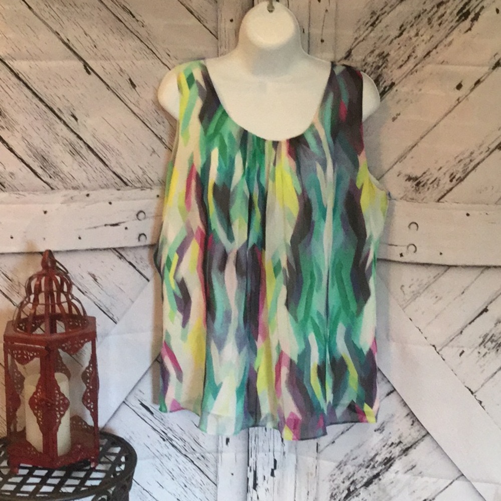 AK ANNE KLINE ladies blouse size L
